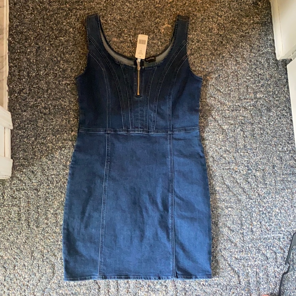 BEBE jean dress *brand new*